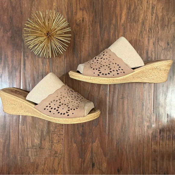 Spring Step Wedge Sandals Estella in Beige Size 10 (EU41) - Picture 2 of 10